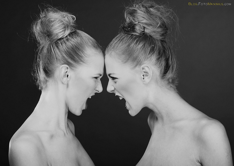 "MM kokki" (meningokoki?!), czyli modelki Martyna i Monika. fotograf Warszawa