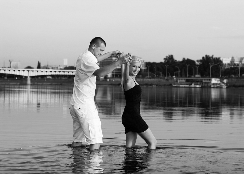 Edyta i Sebastian w gorącej sesji na plaży